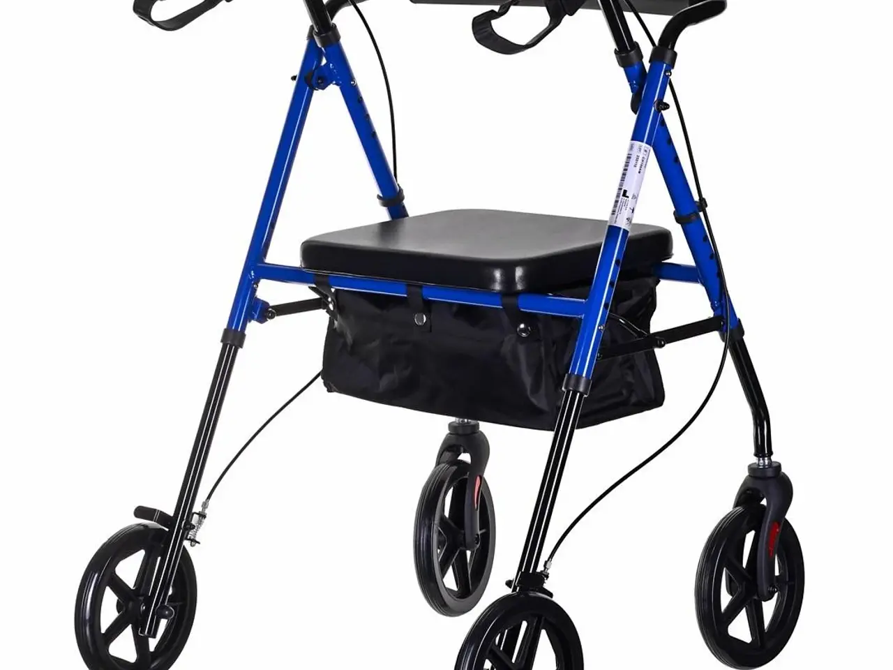 Billede 2 - Rollator med 4 hjul ActionMed - let aluminium, højdejusterbar