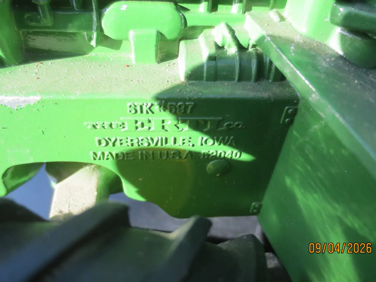 Billede 5 - 1 stk Modeltraktor John Deere Knækstyret 