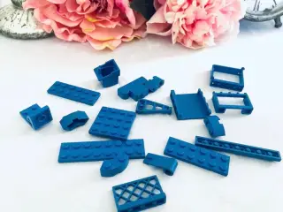 Lego, blå, blandet