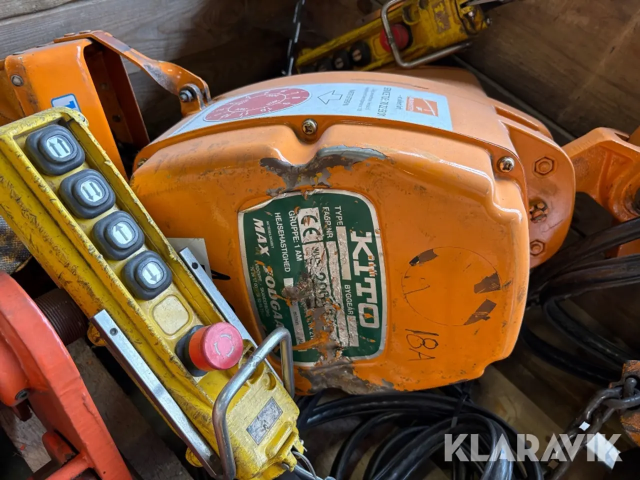Billede 12 - Krantaljer Kito K10-6,5 - 2 styk 2 tons