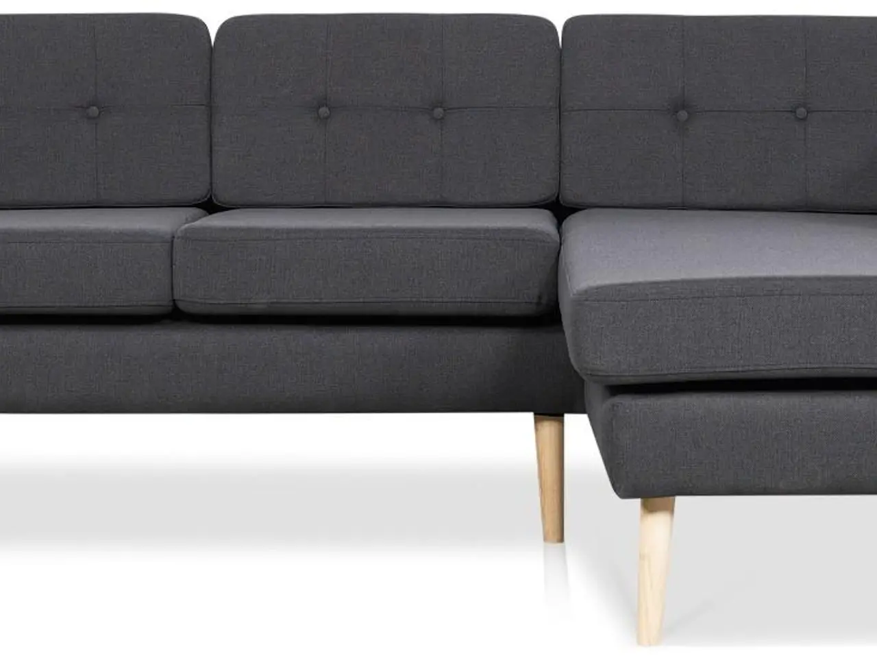 Billede 1 - Novelty chaiselongsofa højrevendt - koksgrå Inari 95