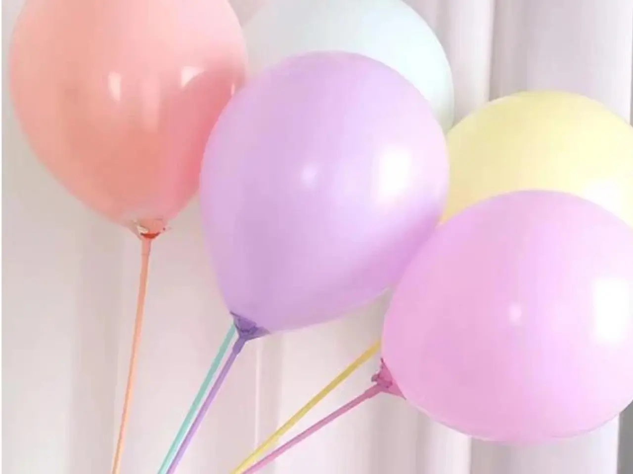 Billede 1 - 50 stk. Ballon pinde + 50 stk. Ballon holder i Hår