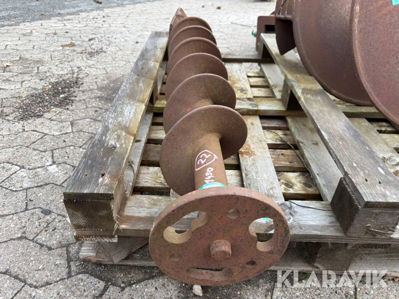 Billede 2 - Jordbor Ø200x1100mm 1 styk