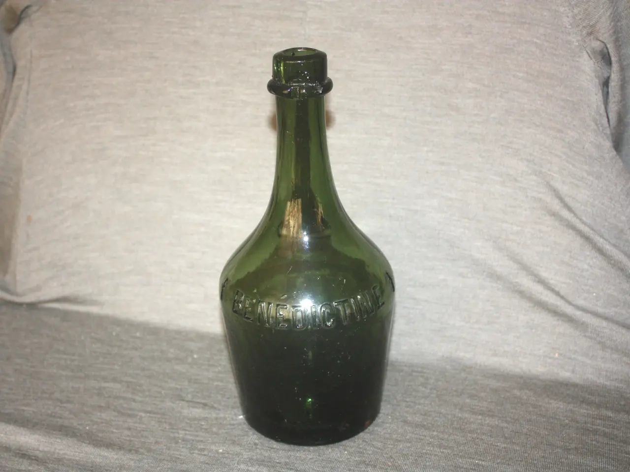 Billede 4 - Benedictine liquor grøn glas flaske