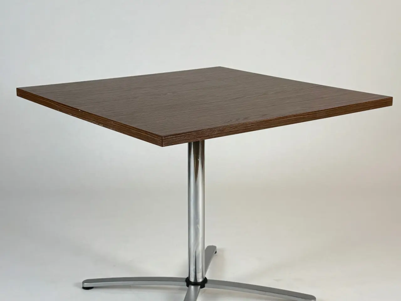 Billede 1 - Brunner Bord – Brun med Krom Stel 90x90x75 cm