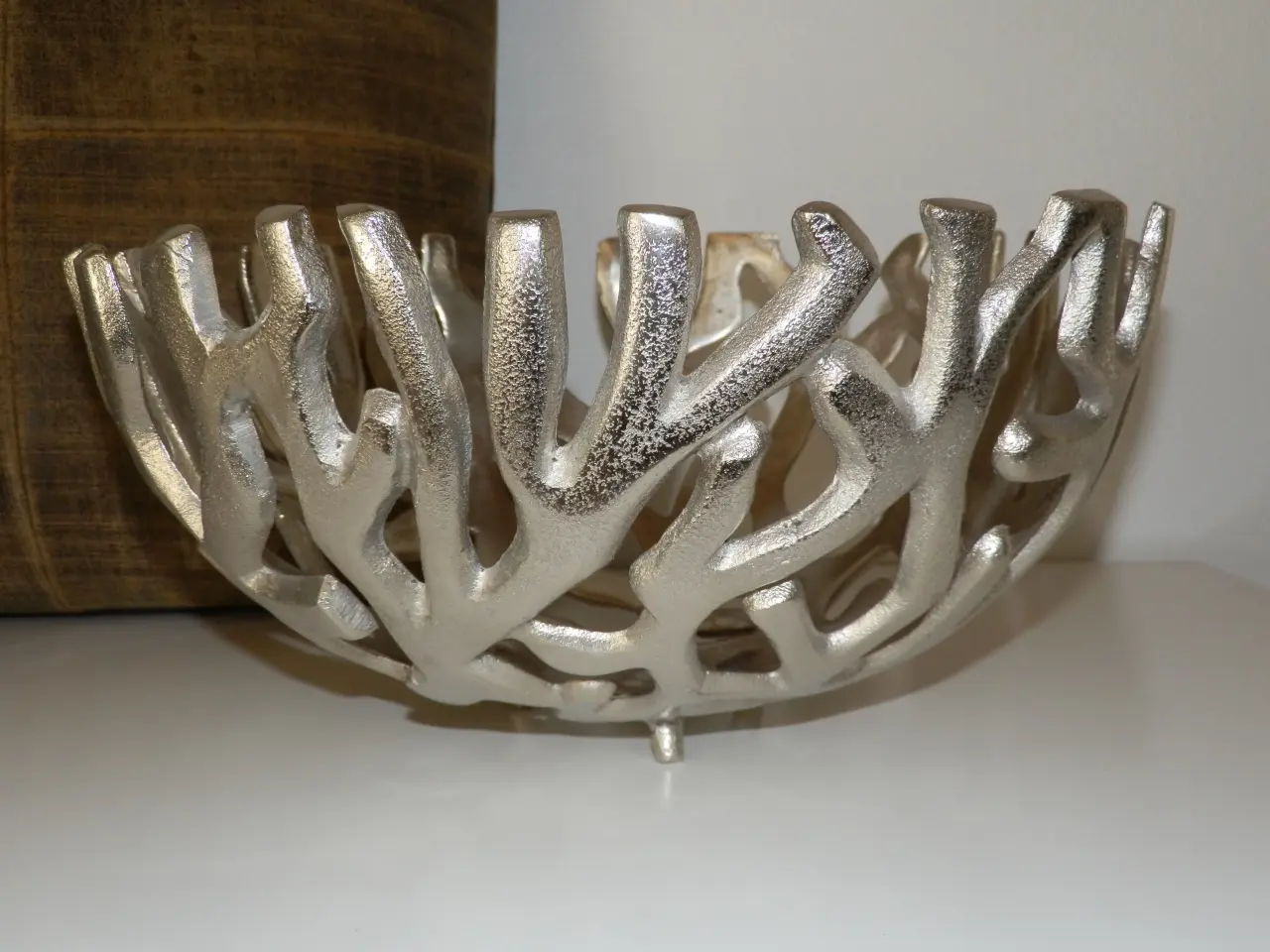 Billede 6 - Furre Hause metal skål, terning og læderpude.