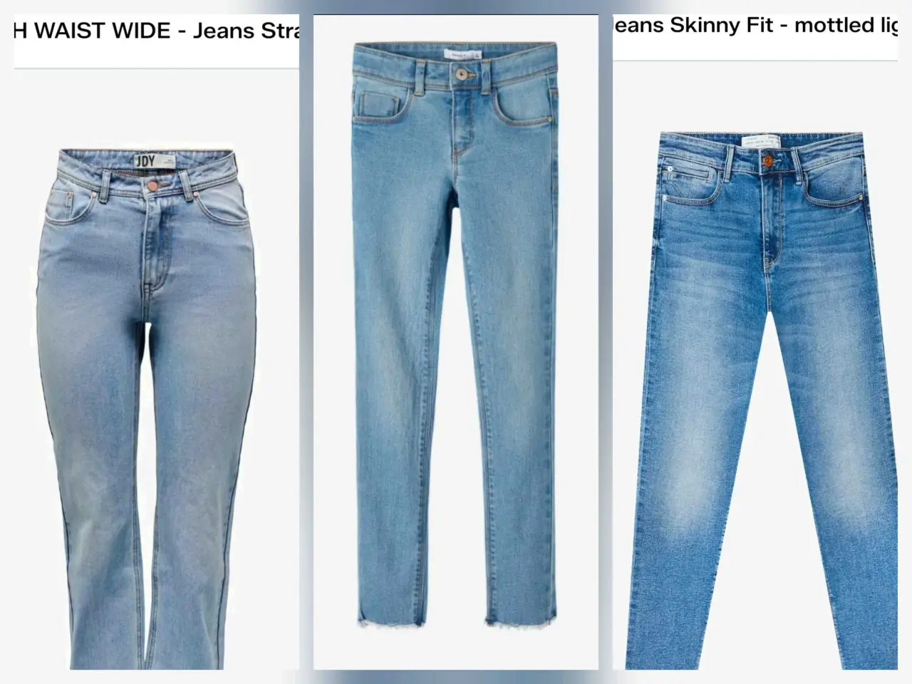 Billede 1 - Xs/s, 3x Jeans 
