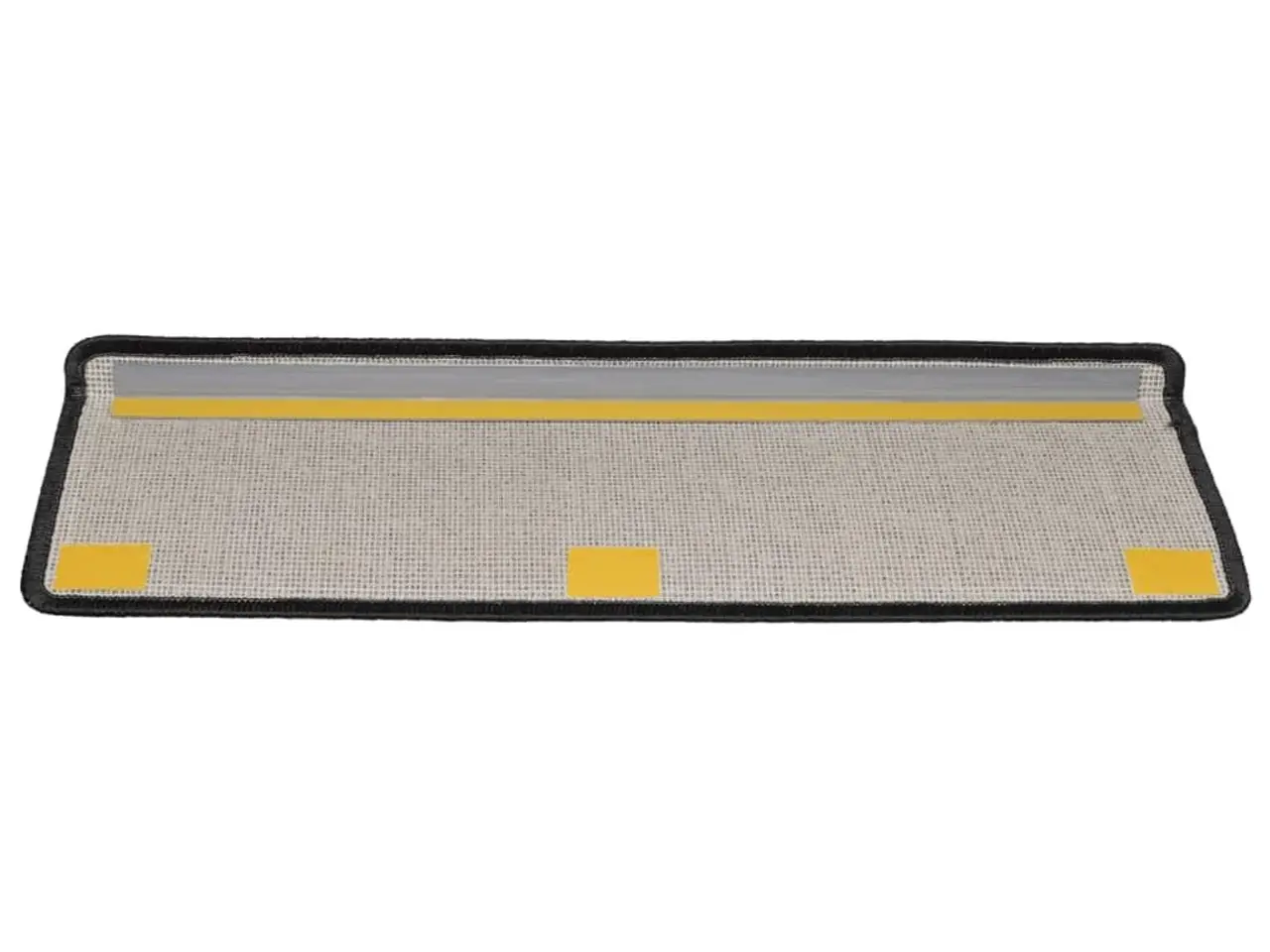 Billede 5 - Trappemåtter 15 stk. 65×21×4 cm - antracit, rektangulær kant