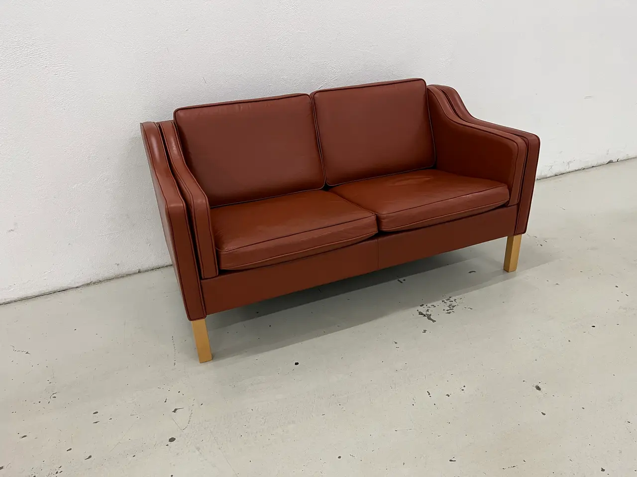 Billede 3 - Eksklusiv Mogens Hansen MH195 2 Pers.Sofa i cognac