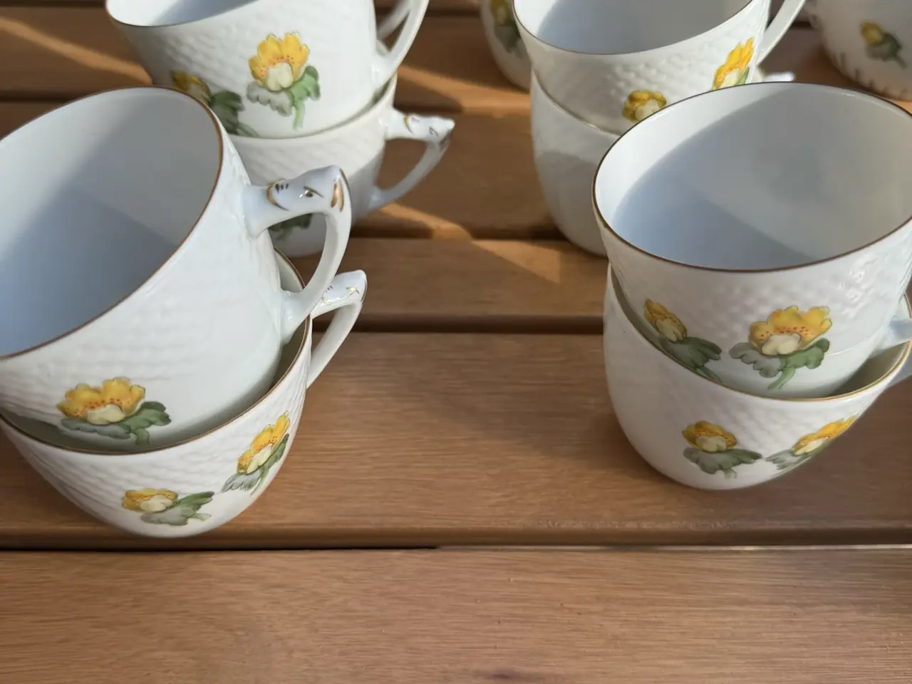 Billede 2 - Bing & Grøndahl Erantis - kaffestel til 12 pers.