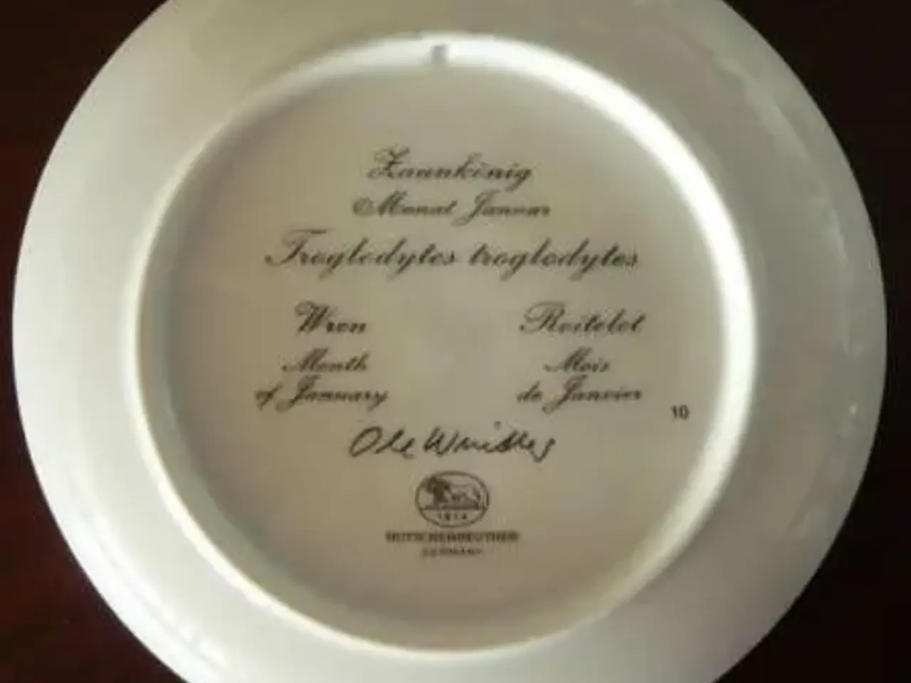 Billede 2 - Hutschenreuther Germany - Januar platte