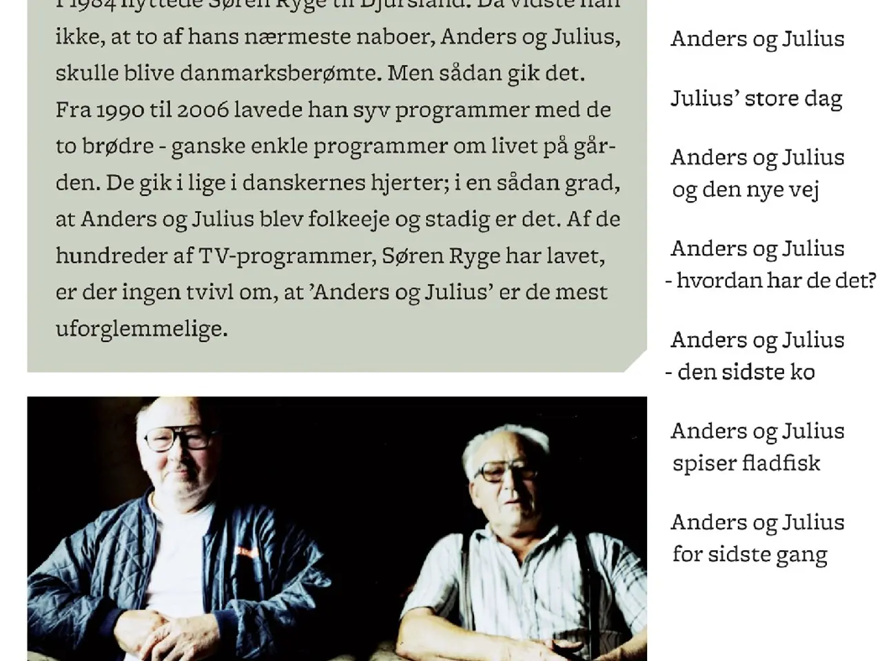 Billede 2 - Søren Ryge præsenterer - Anders og Julius (2010)