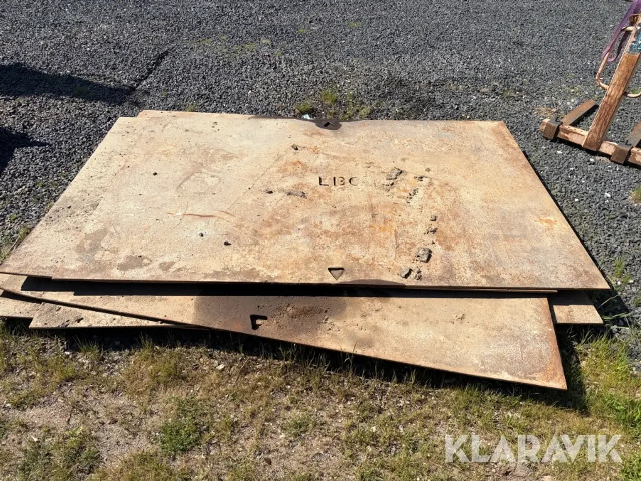 Billede 6 - Stål køreplader - 2 styk