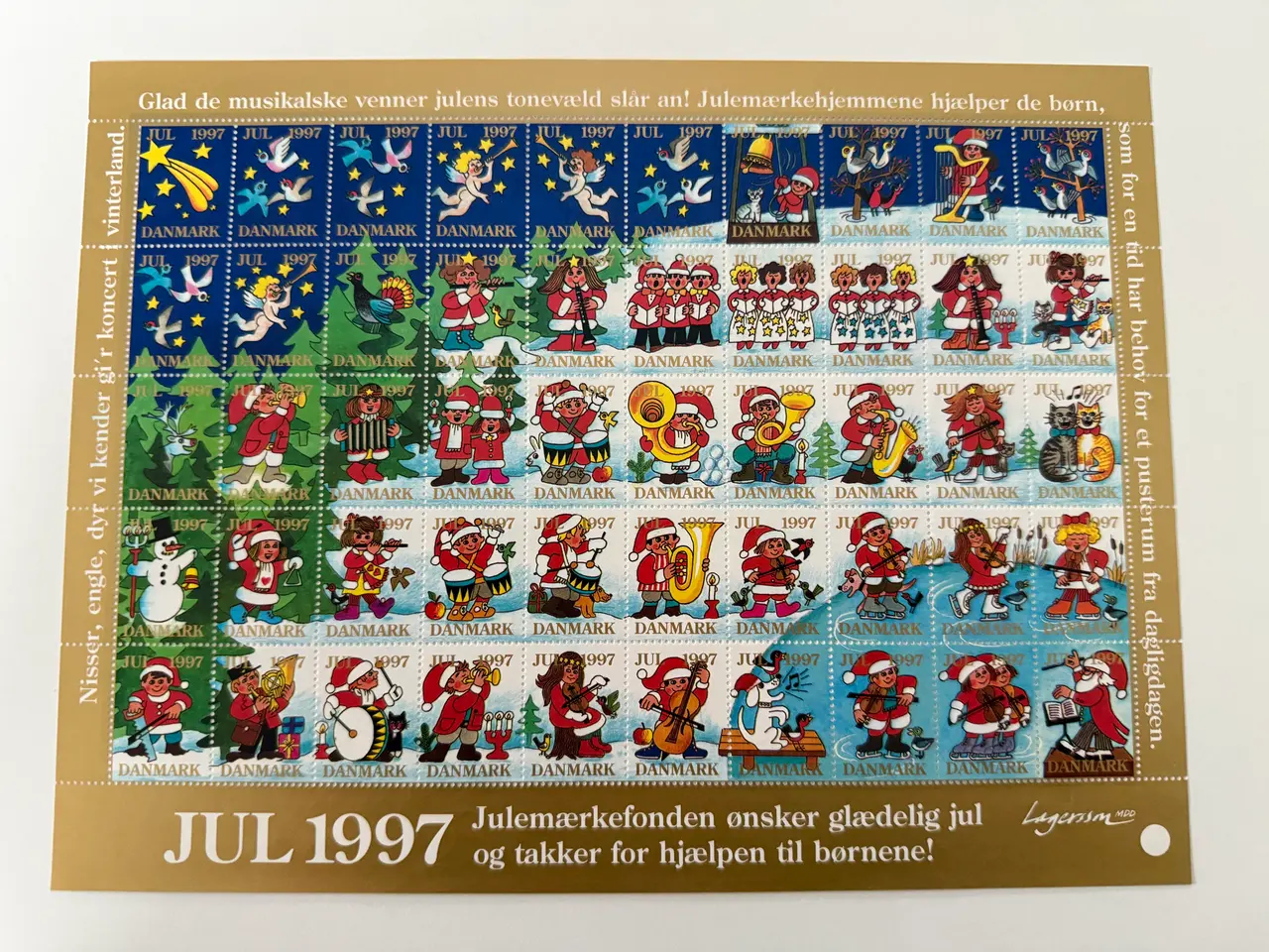 Billede 7 - Julemærkeark 1990-1999