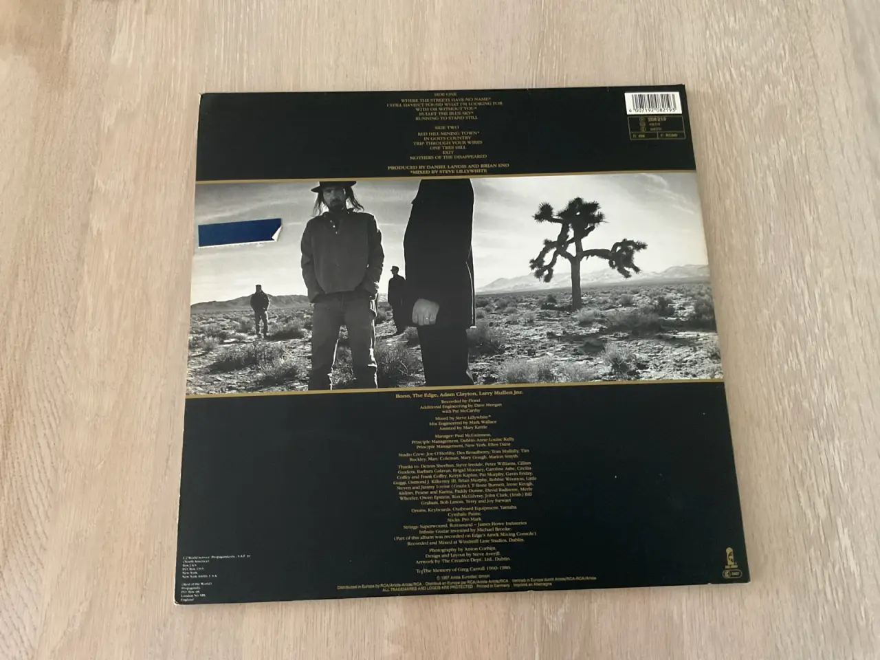Billede 3 - U2 – The Joshua Tree (Original 1987 LP m. tekstark