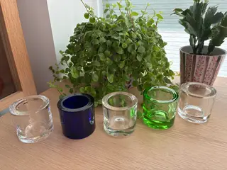 5 stk. Kivi fyrfadsstager, "Marimekko" fra Iittala
