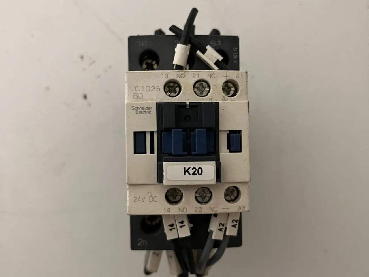 Billede 3 - Schneider Electric LC1D25BD kontaktor 25A 24V DC D