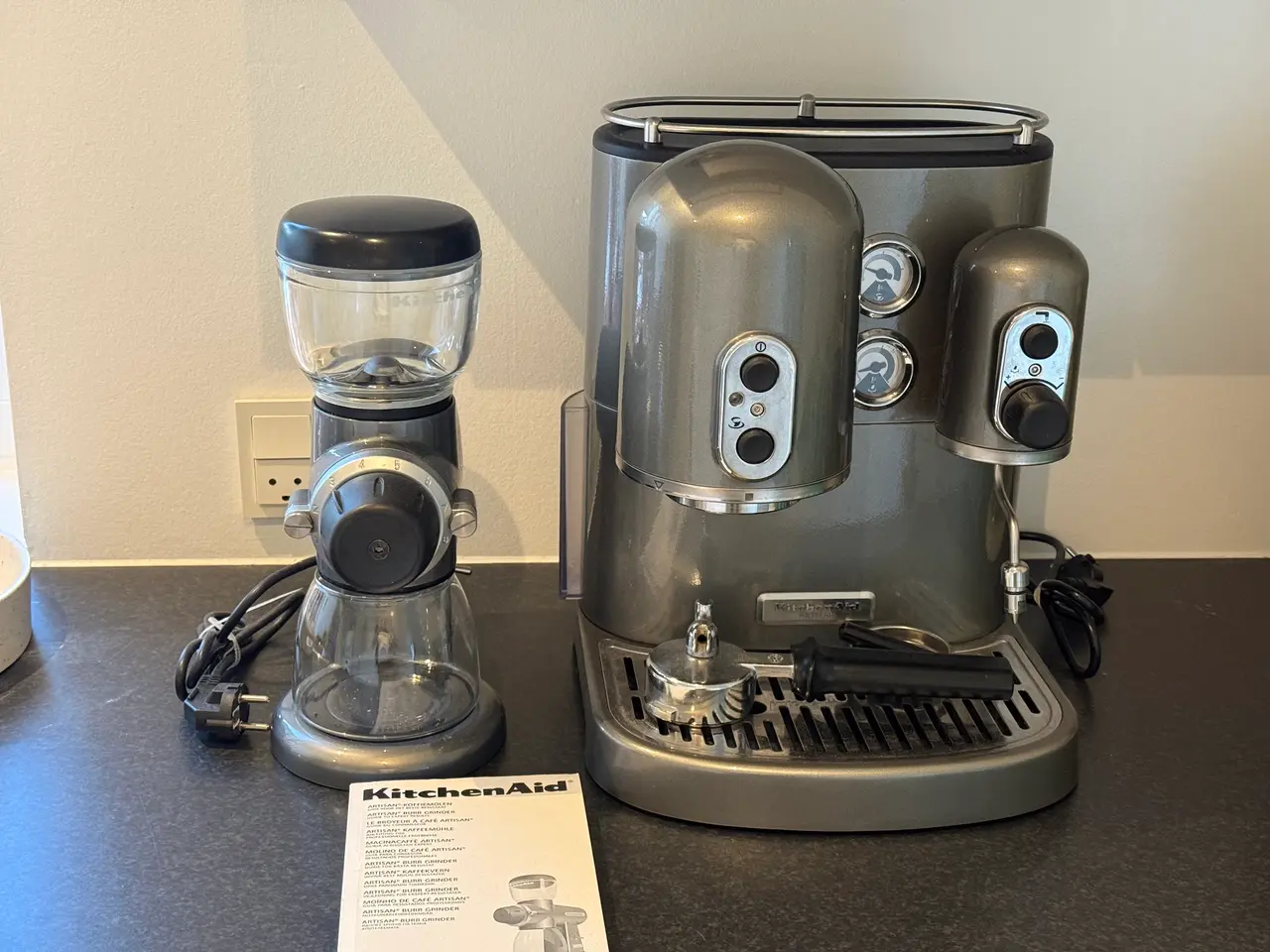 Billede 1 - Kitchenaid espressomaskine og kaffekværn