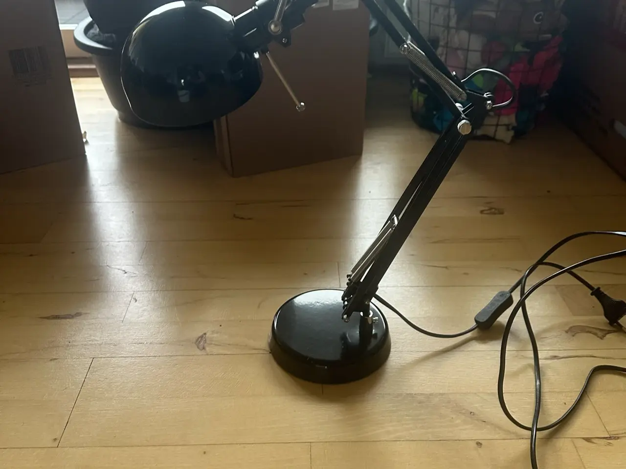 Billede 1 - Sort lampe