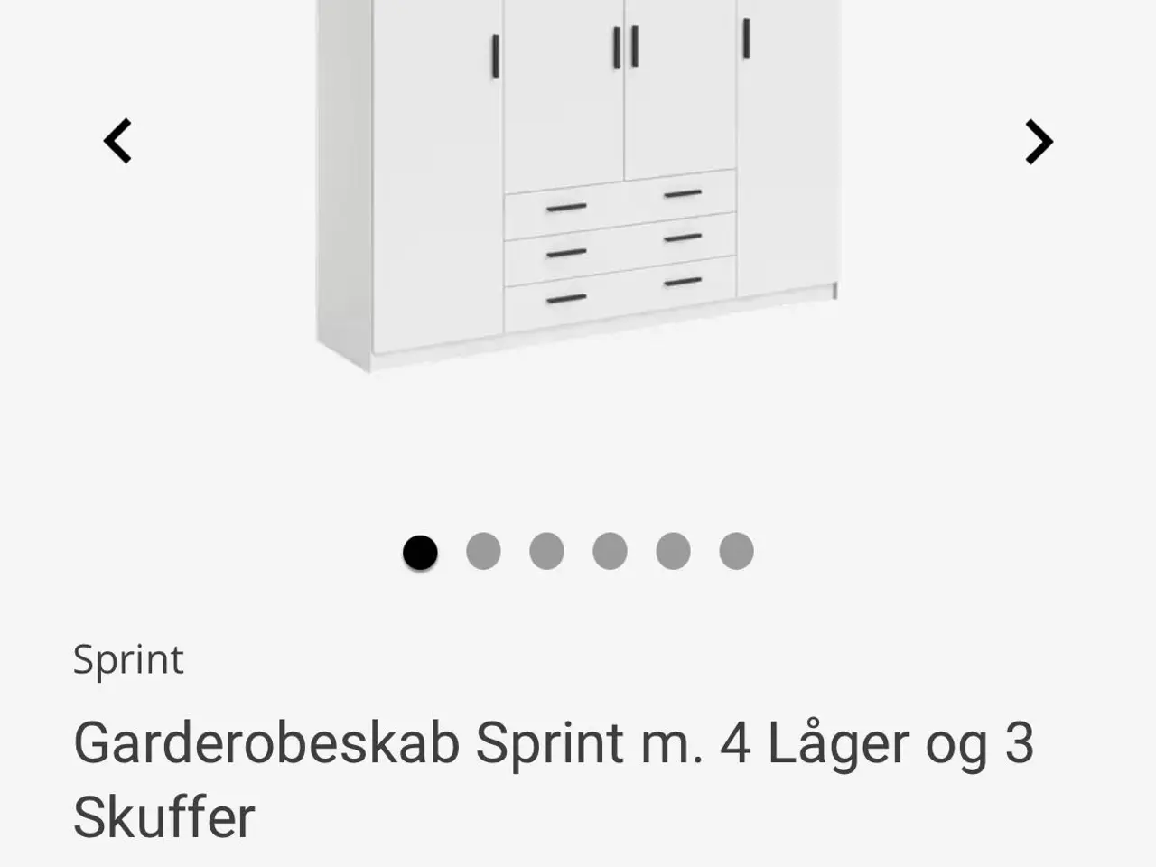 Billede 2 - Flot og rummeligt garderobeskab fra DaellsBolighus