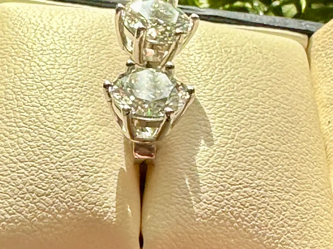 Billede 11 - Nye sølvørestikker med 1 eller 2 karat moissanite.