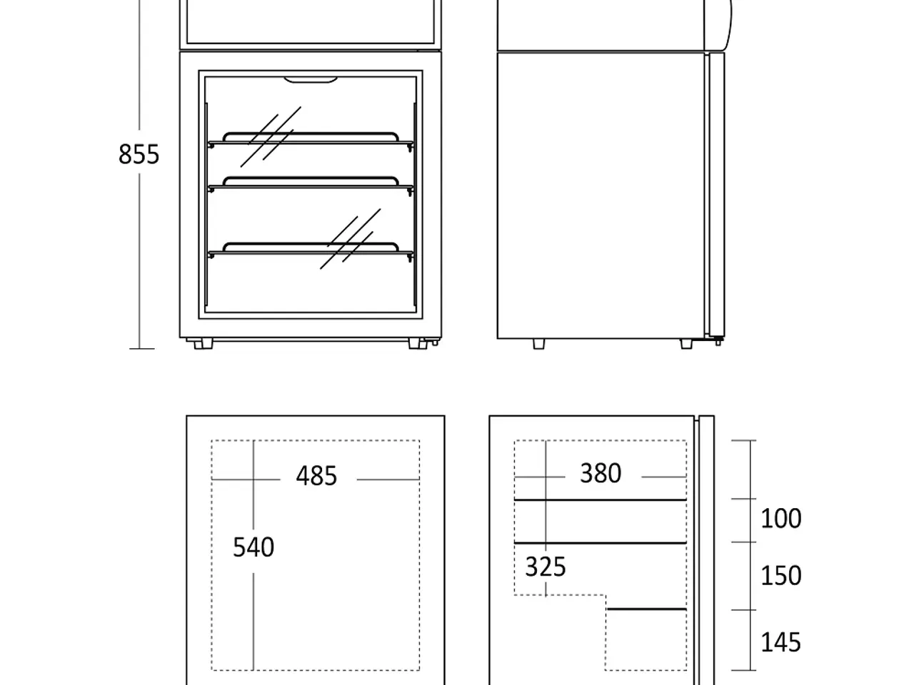 Billede 2 -  Displayfryser 92 Liter – SD 92 E