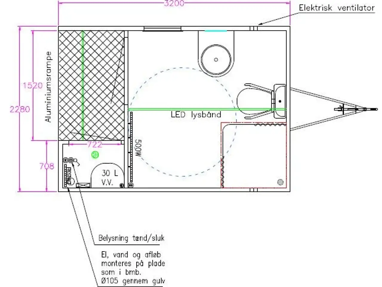 Billede 8 - HANDICAPTOILET/-BADVOGN