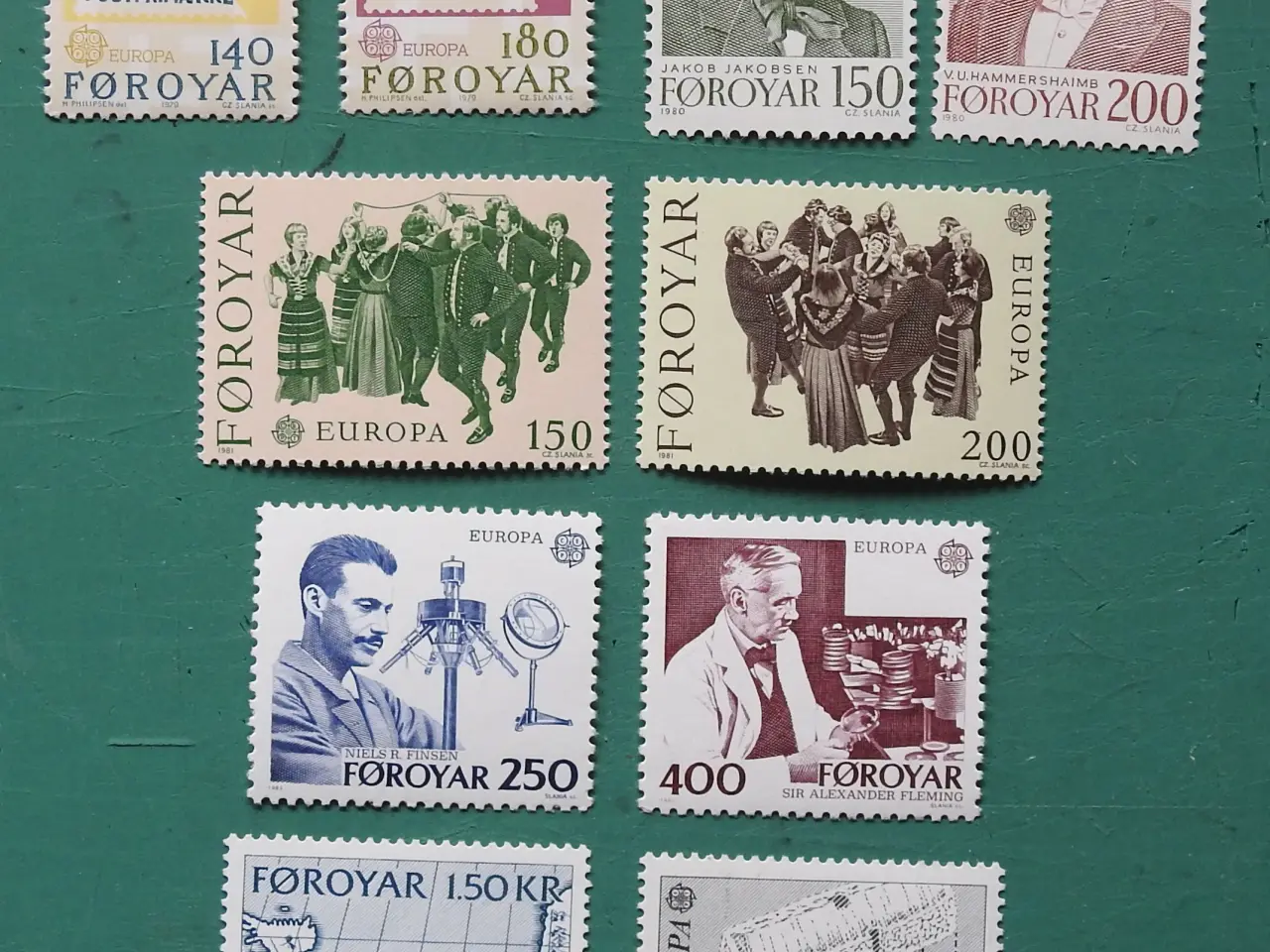 Billede 1 - FÆRØERNE - Europafrimærker 1979 - 1988