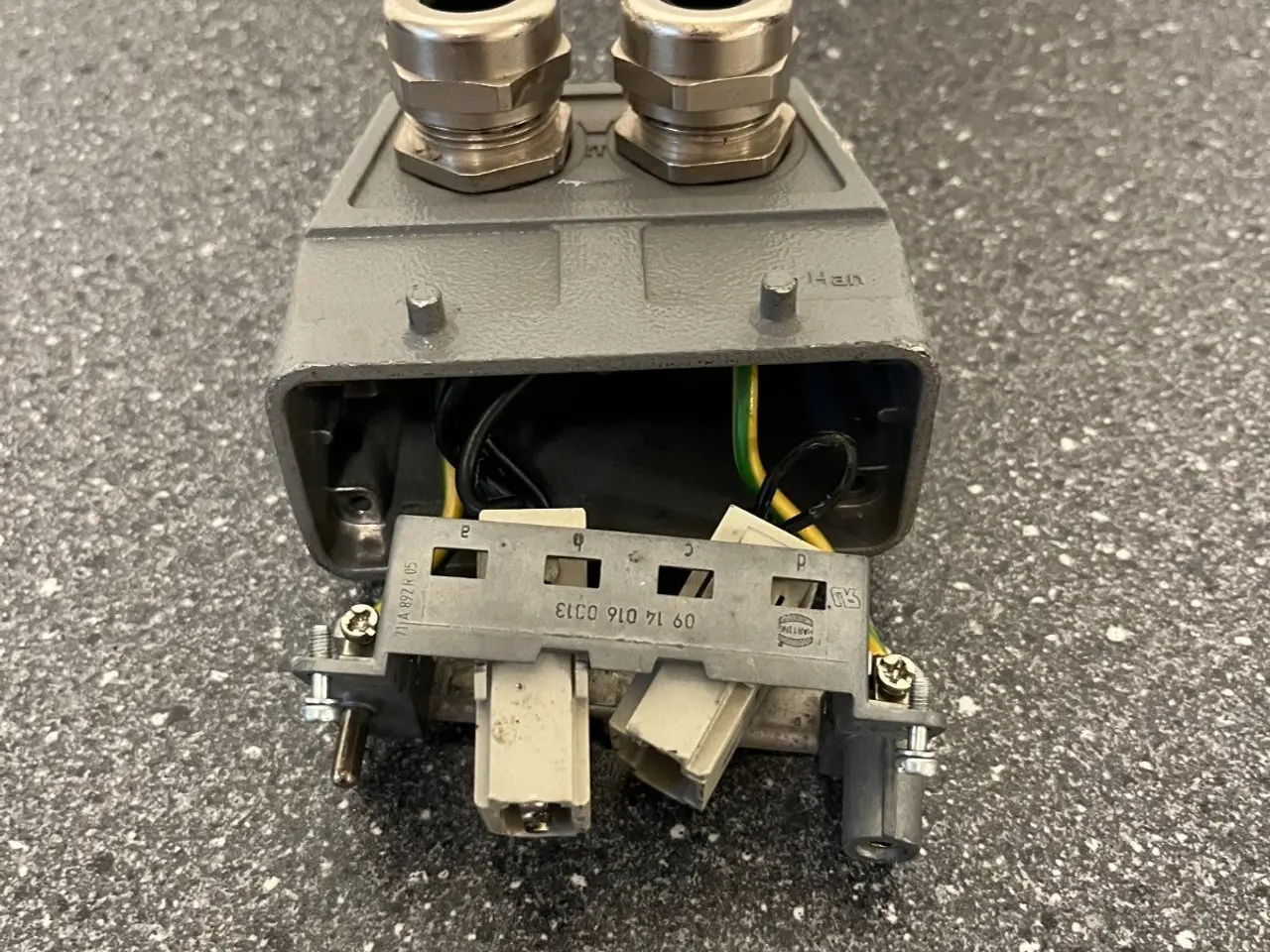 Billede 3 - Harting Han stik med blandet Power & Data Modules