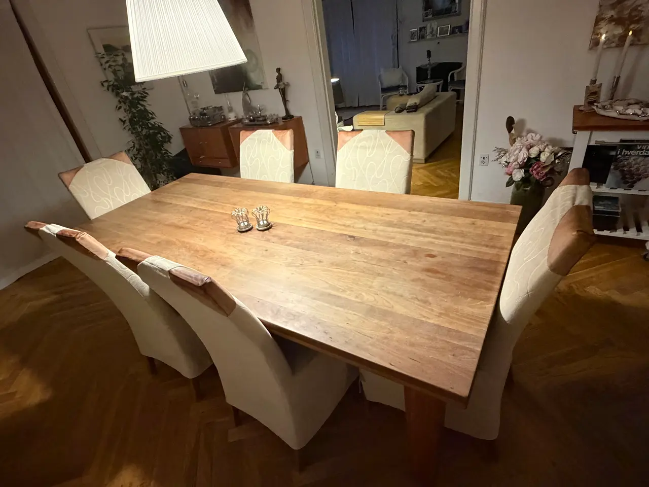 Billede 8 - Massivt snedker spisebord i kirsebær