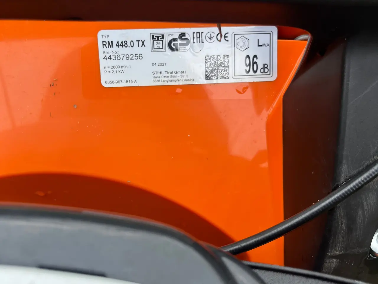 Billede 4 - STHIL RM 448 TX