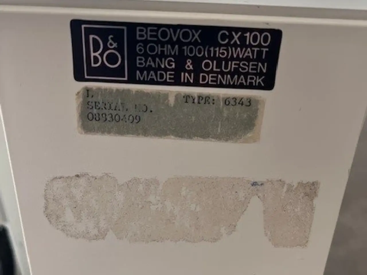Billede 3 - Bang & Olufsen Beovox CX100 højttalere HVID 995,00