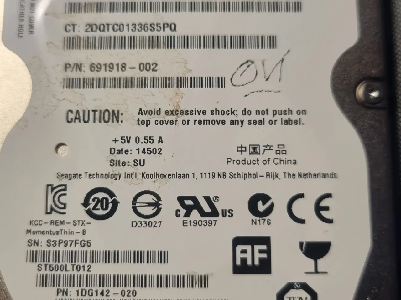 Billede 3 - Seagate Mpmentus Thin 500GB!