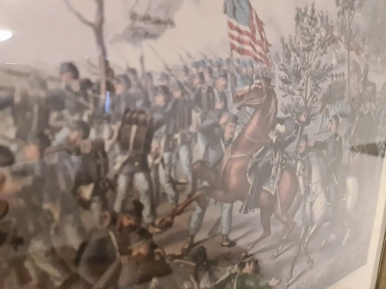 Billede 3 -  Historisk tryk – "Battle of Atlanta"
