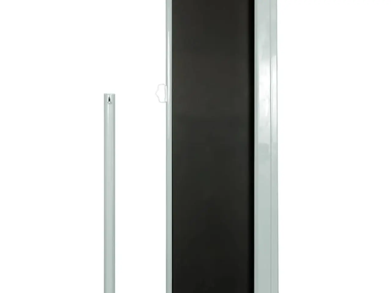 Billede 3 - Sammenrullelig sidemarkise 120 × 300 cm - sort