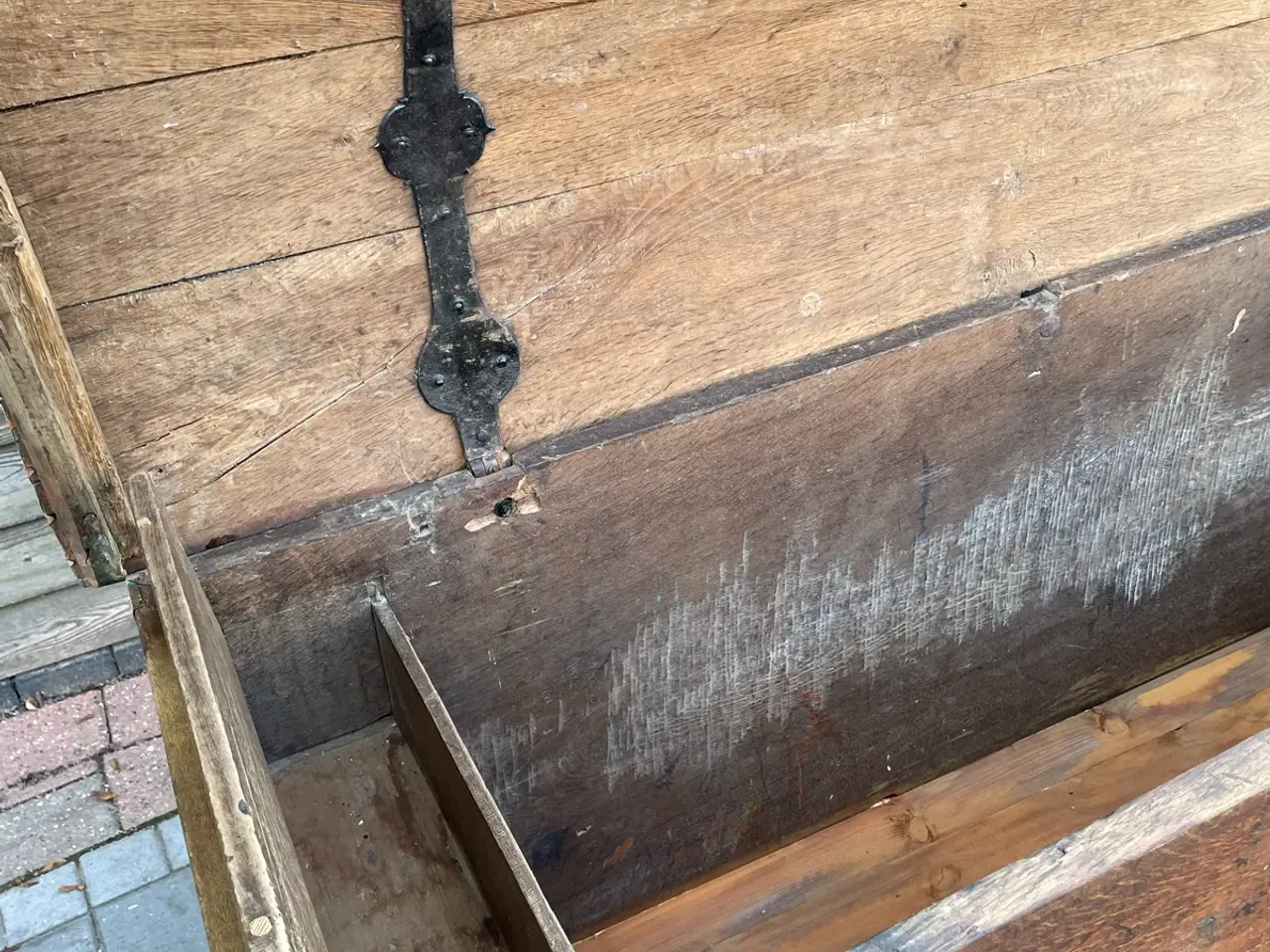 Billede 4 - Luksus egetræskiste fra 1700-tallet