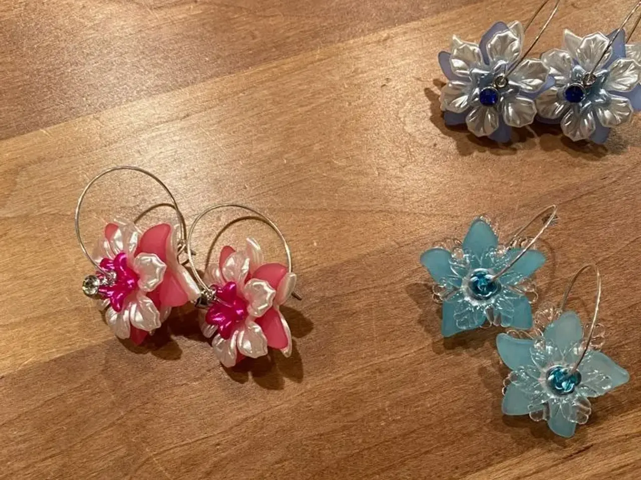 Billede 3 - Blomster øreringe