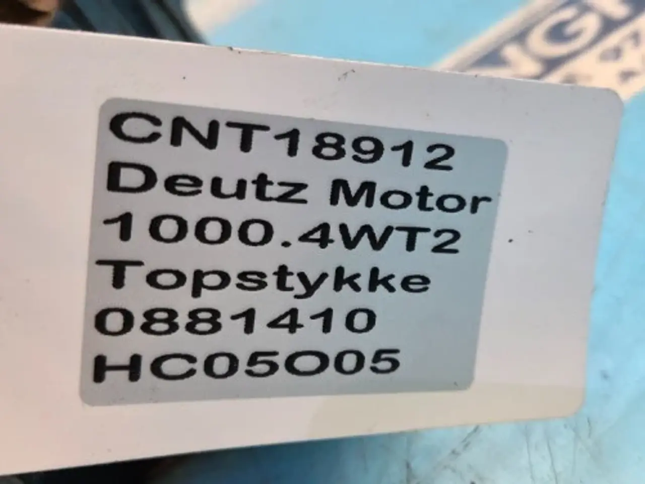 Billede 14 - Deutz 1000.4WT2 Topstykke 0881410