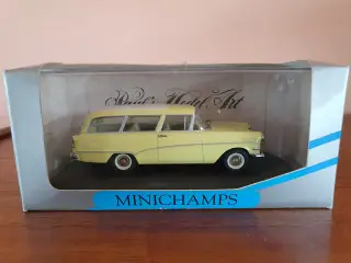 MINICHAMPS - Gul Opel Rekord stationscar
