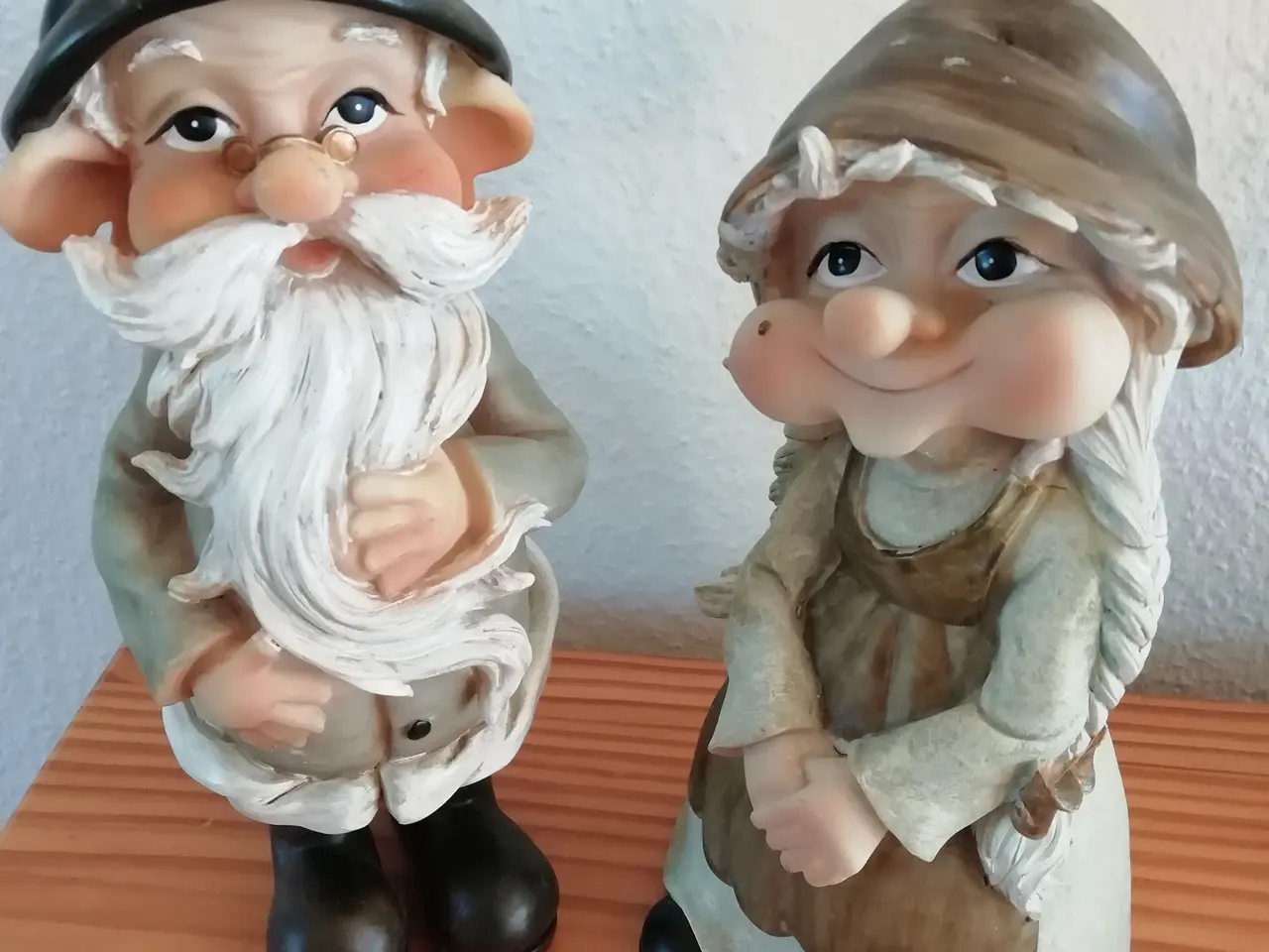 Billede 1 - Troldepar 27 cm høj