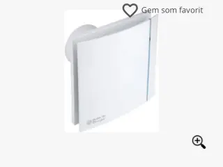 Ventilator NYE uåbnet