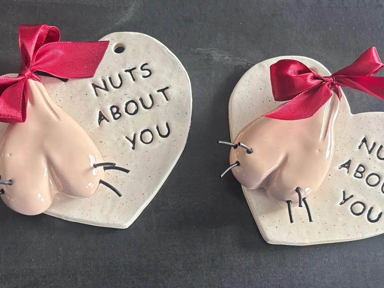 Billede 8 - Kugleskør med dig eller nuts about you hjerte 