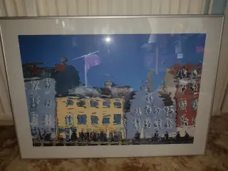 billeder med glas/ ramme, motiv: NYHAVN spejler si