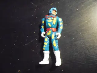 Vintage blå G.I. Joe-figur fra 1980’erne 