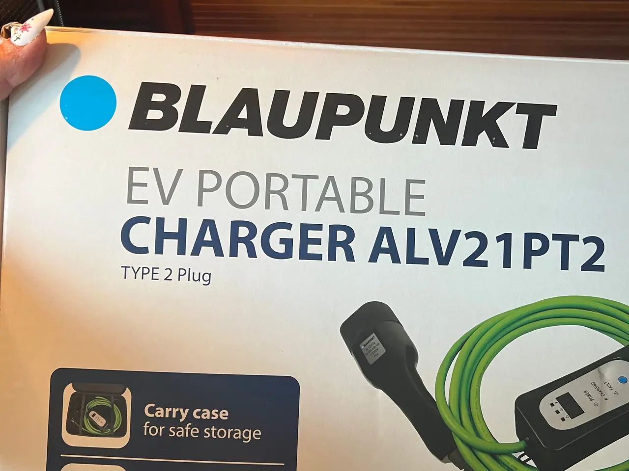 Billede 6 - Transportabel blaupunkt elbil lader