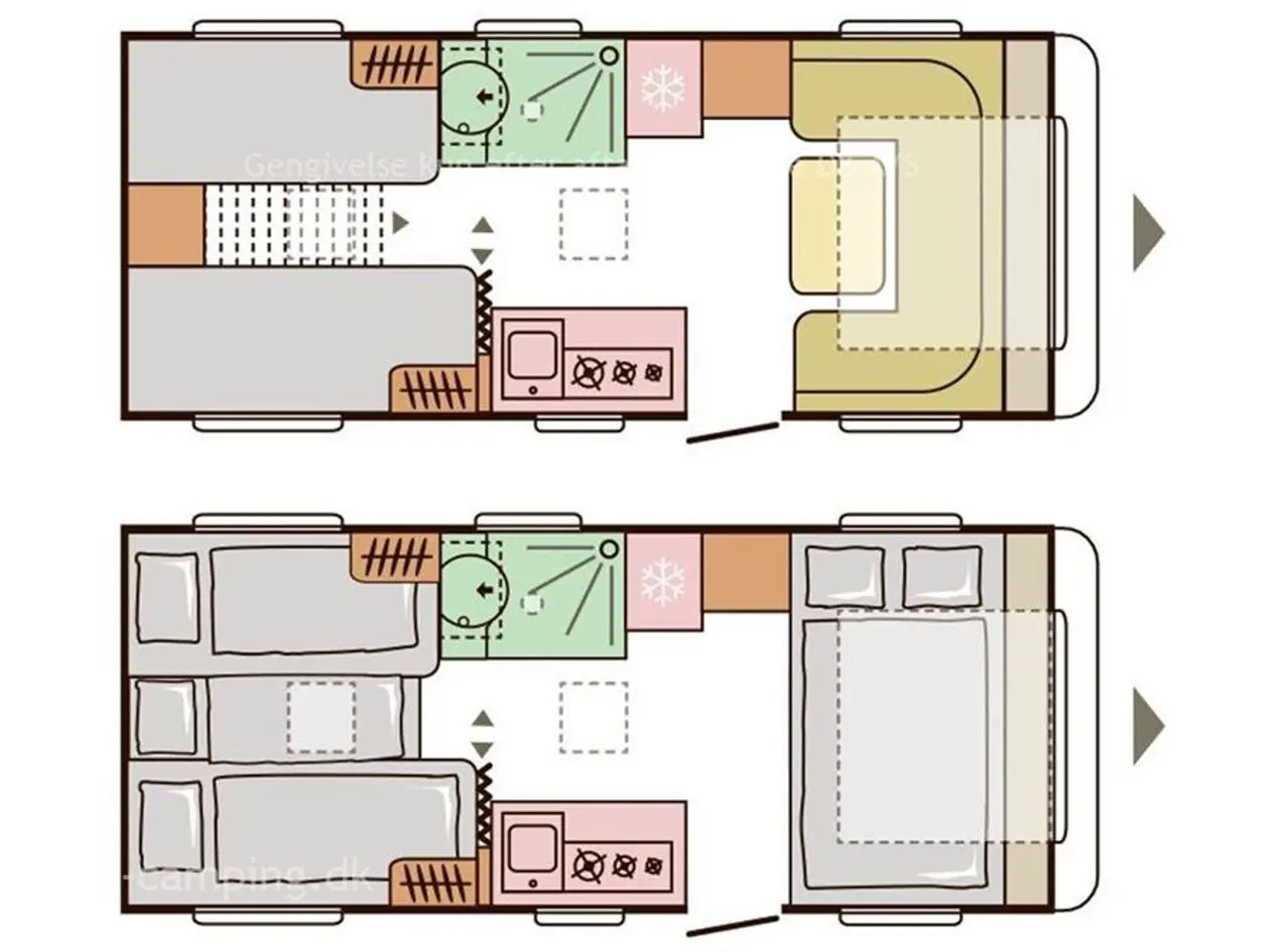 Billede 13 - 2020 - Adria Adora 542 UL   Billig enkeltsengsvogn fra 2020 incl Penta telt.