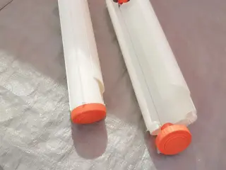 Plastikmadfilmsholdere/skærere
