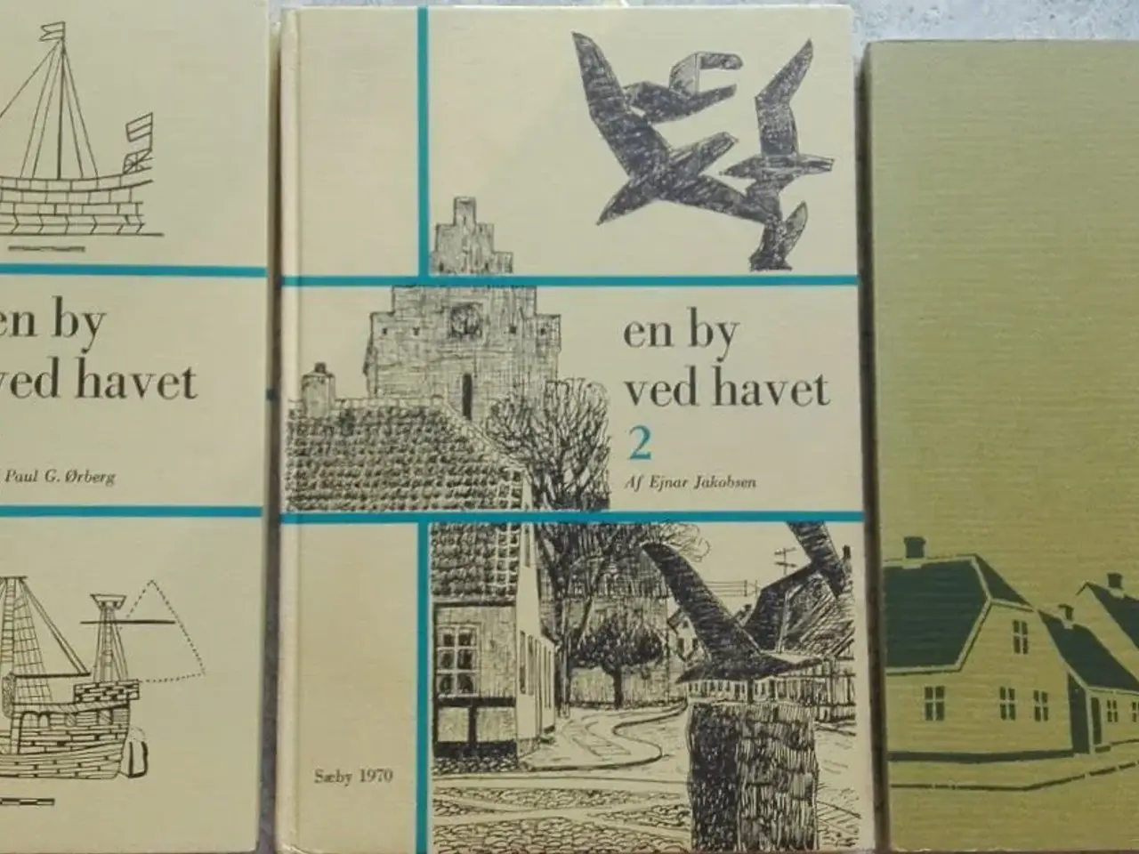 Billede 2 - En by ved havet (Sæby)1-2+Blade af Sæbys