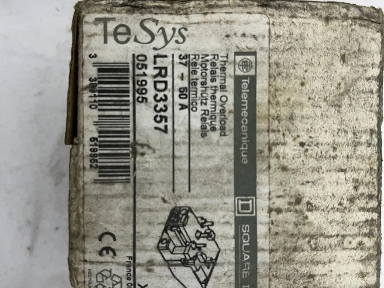 Billede 4 - Telemecanique LRD3357 Thermal Overload relæ 37–50A