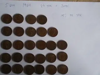 5 øre fra 1964